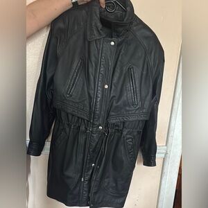 Black Leather Women's Jacket
